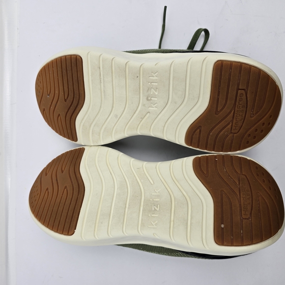 Kizik Mens Athens Size 8 Woman’s 9.5 Olive Green Hands Free Sneakers - Picture 12 of 14